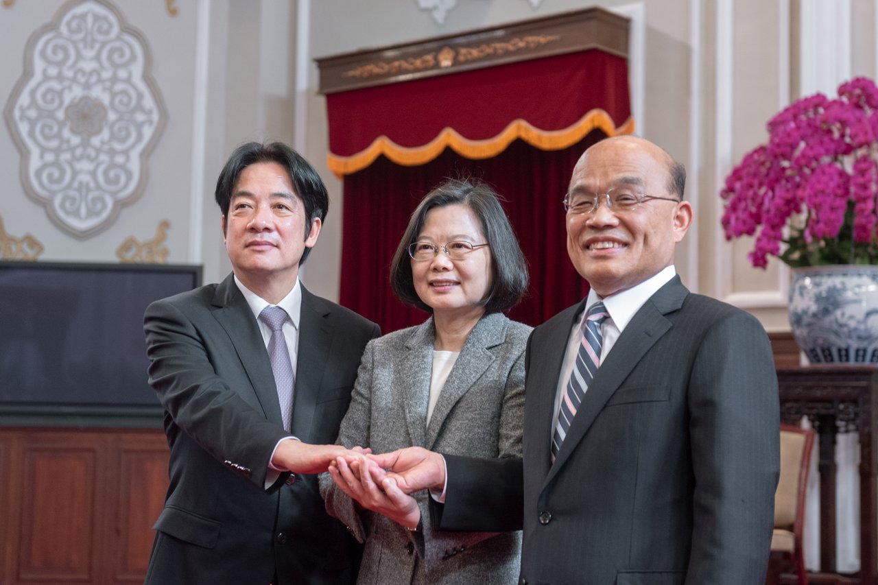 蔡總統宣布蘇貞昌接任閣揆 一起為台灣衝衝衝