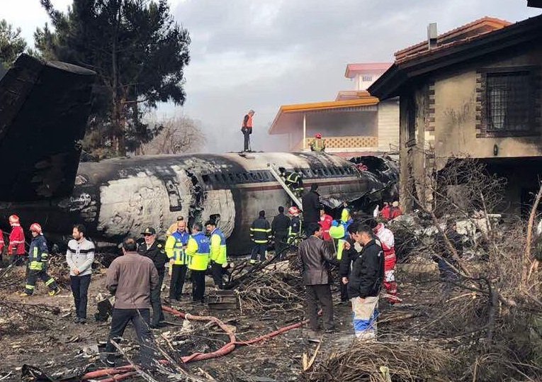 伊朗失事波音貨機隸屬於軍方 15人遇害