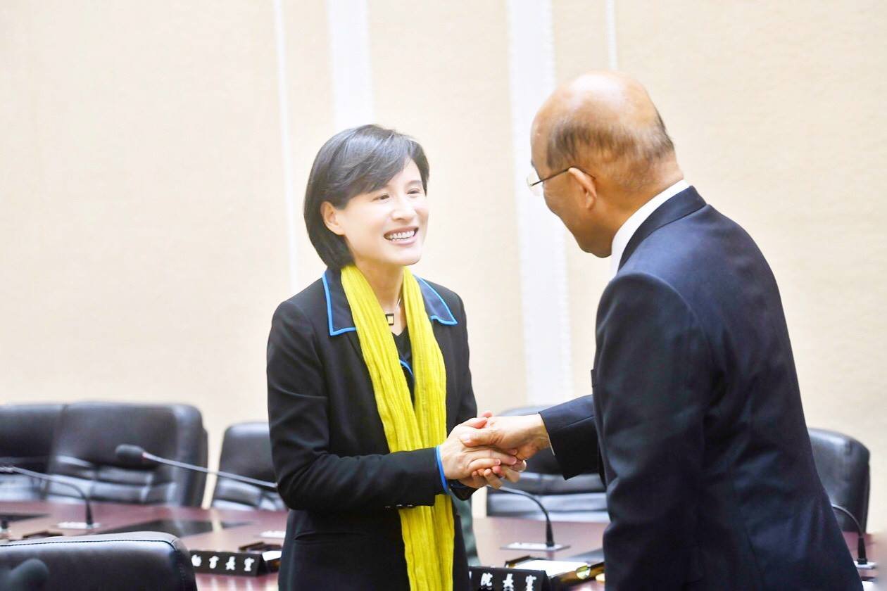 蘇貞昌再次慰勉鄭麗君 籲理性勿暴力
