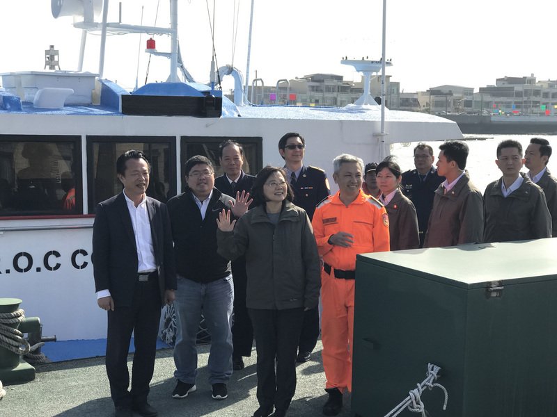 防豬瘟無空窗期 總統勉海巡做好邊境防禦