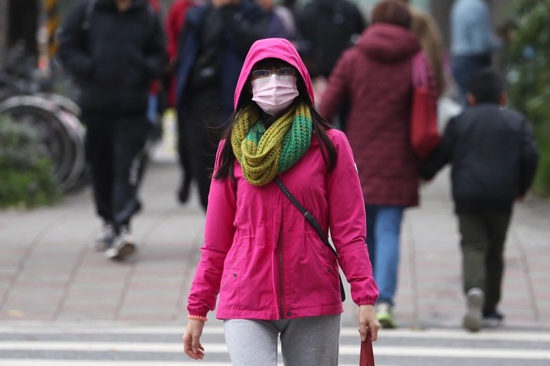 今明強烈冷氣團南下 大年初五寒流發威