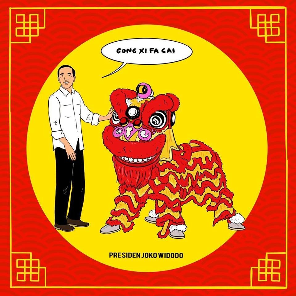 印尼總統賀新年 一句恭喜發財得來不易