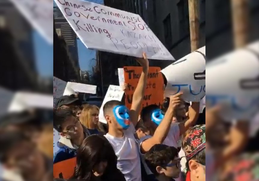中國打壓維吾爾族 大學生號召集會籲美國動起來