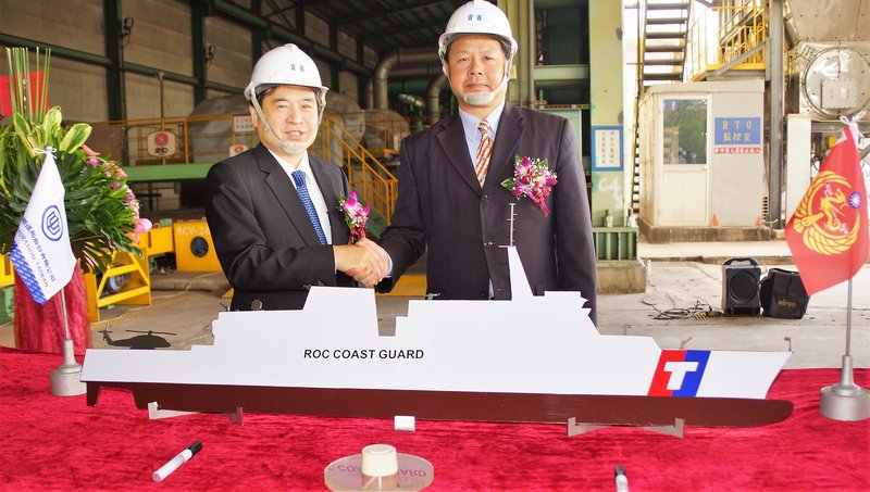 海巡最大巡防艦開工建造  設有手術房