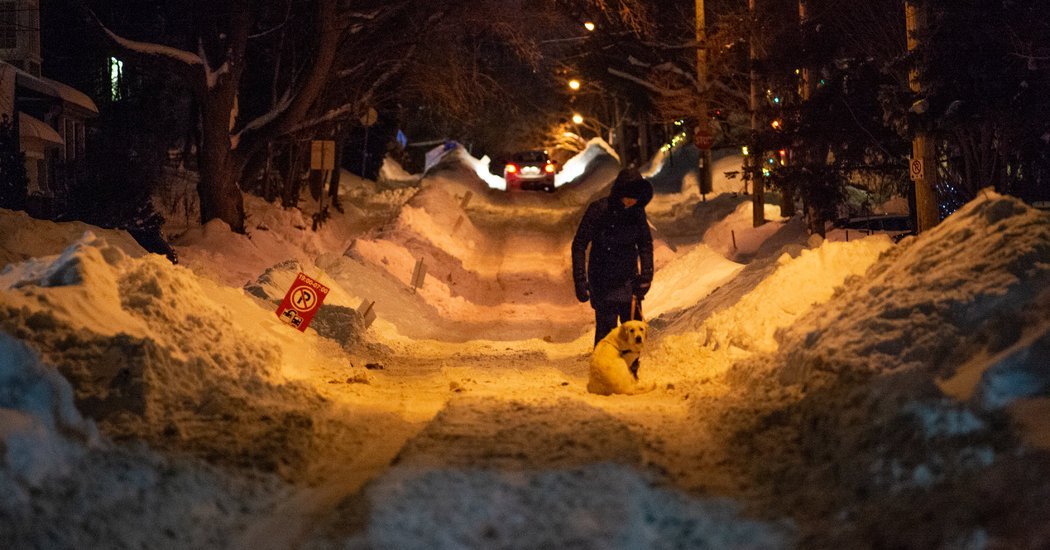 暴風雪席捲加拿大東部 積雪厚度如米格魯高