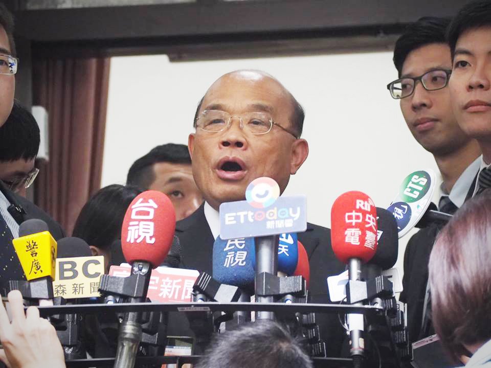 立委指蘇有意投入總統大選 蘇貞昌:不可能