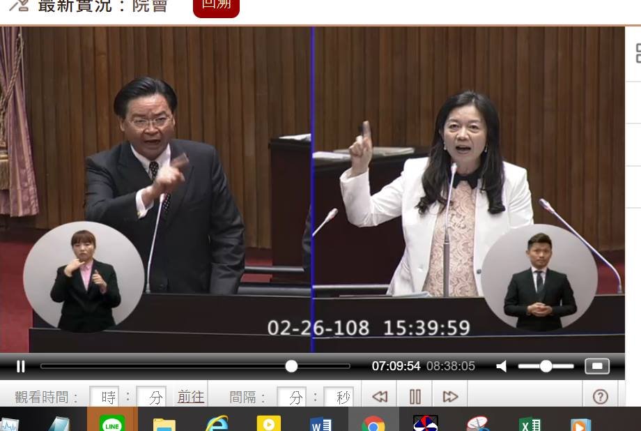 為推特lunatics發文辯護 吳釗燮嗆藍委拿出良心