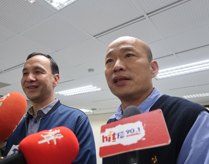 訪韓國瑜 朱立倫：兩人絕不會是對手