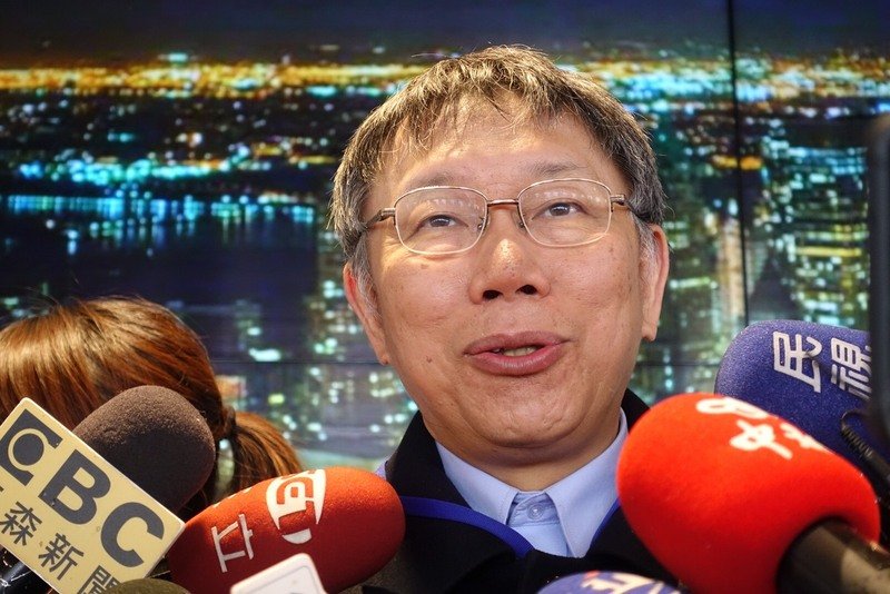 無黨籍優勢 柯文哲：沒有政治與人情包袱