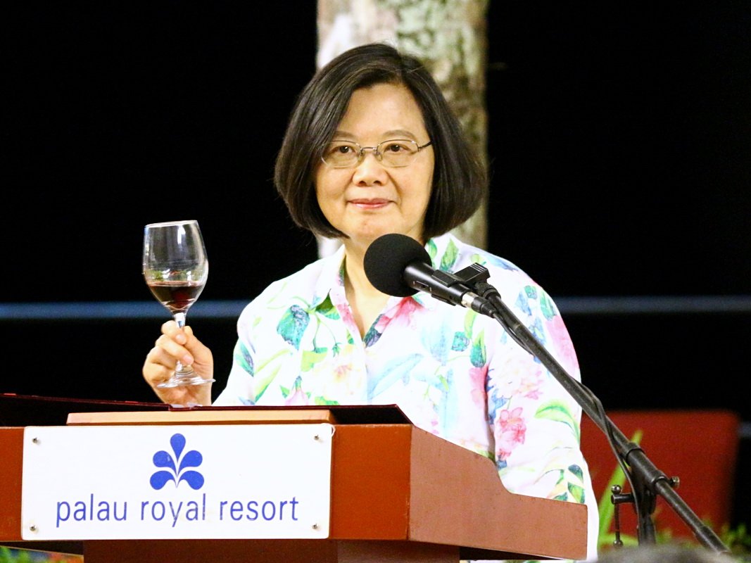 台帛合作密切 總統：直航帛琉6月起增班