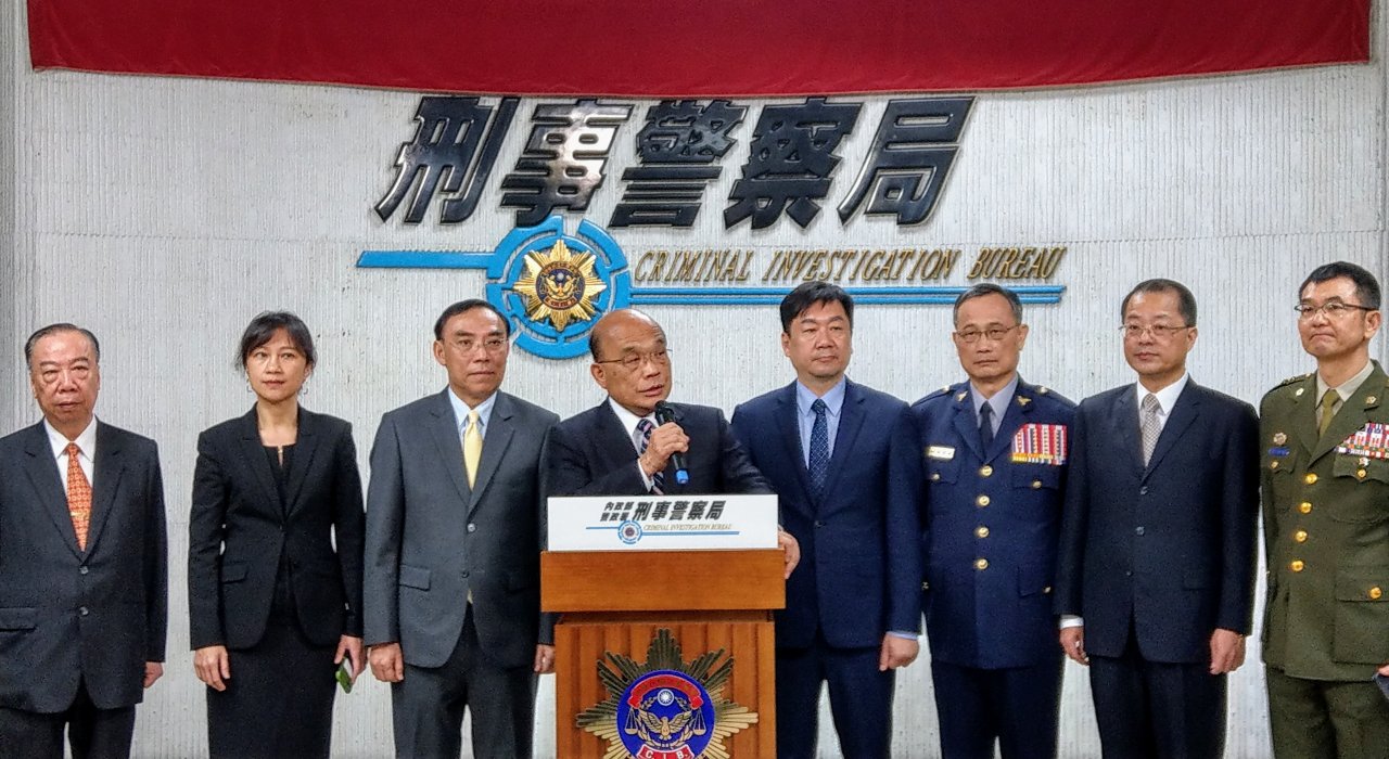 今年首波緝毒專案成效歷來最佳 蘇揆宣示掃毒絕不終止