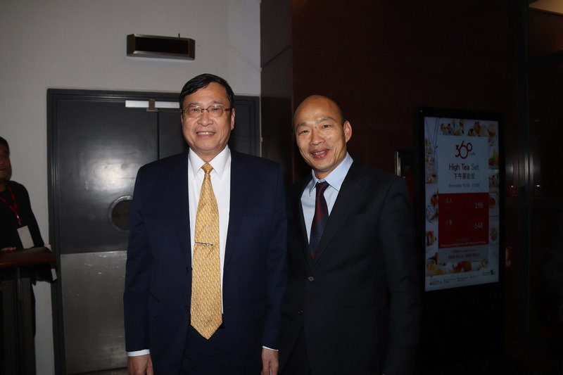韓國瑜訪澳門 台駐澳代表接待