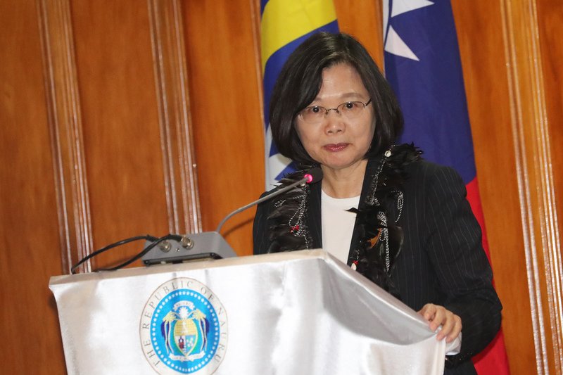 諾魯第一夫人首次國會旁聽 就為了蔡總統