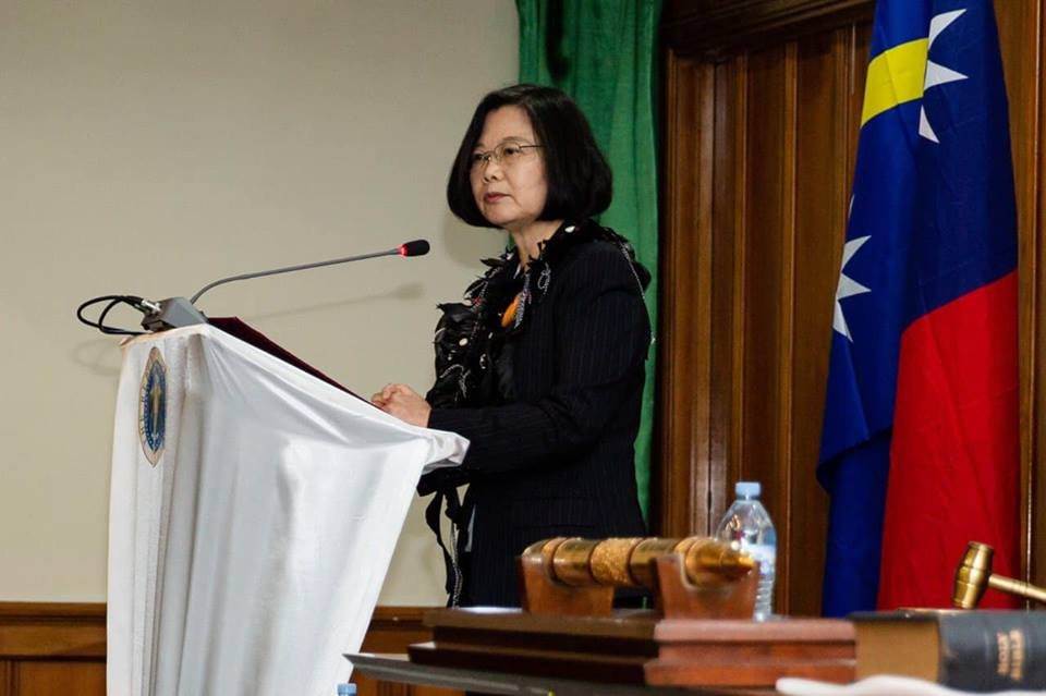 總統：請韓國瑜表明「中華民國台灣是主權獨立國家」