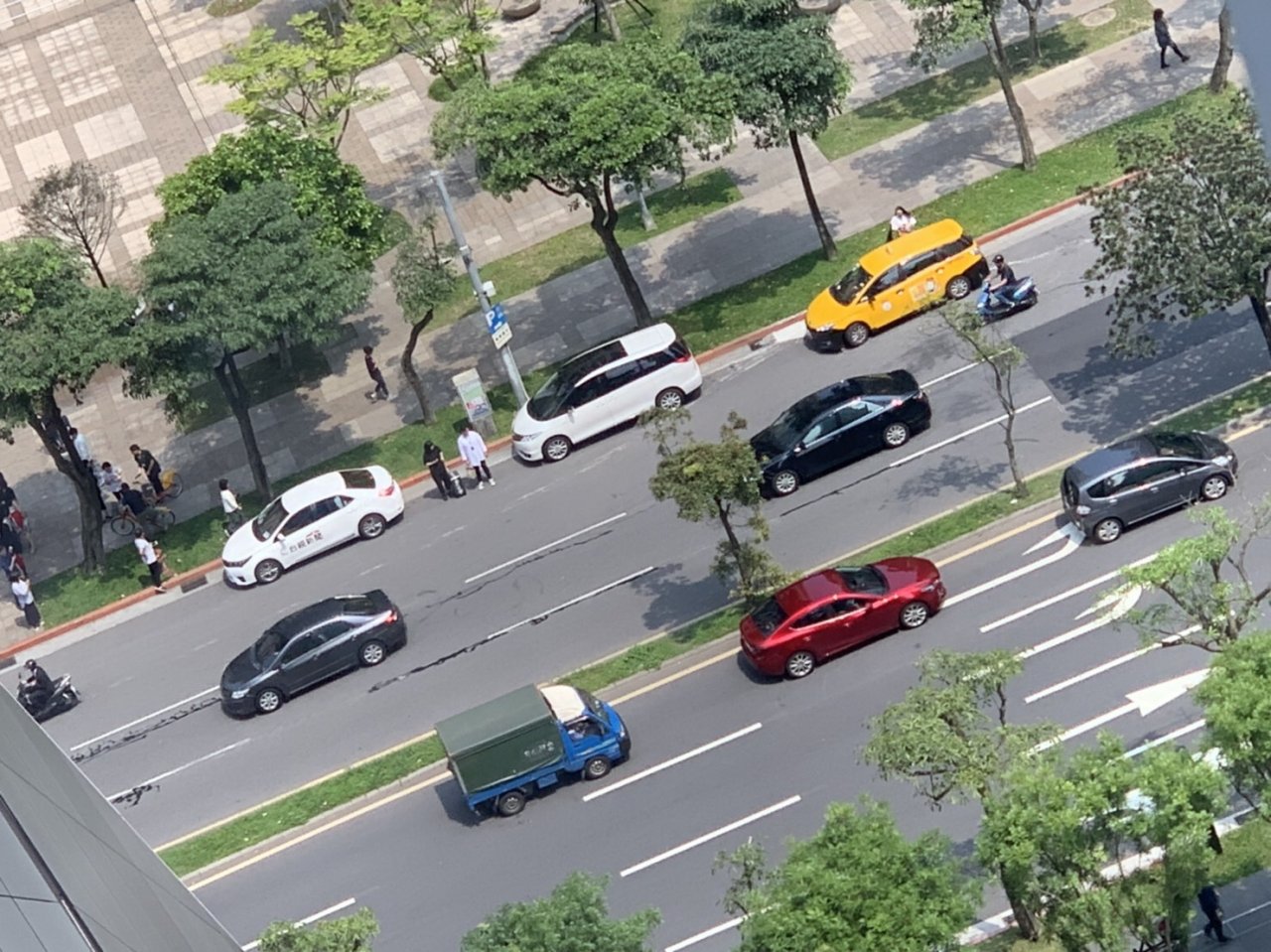 傳松仁路面龜裂 市府澄清為柏油灑落