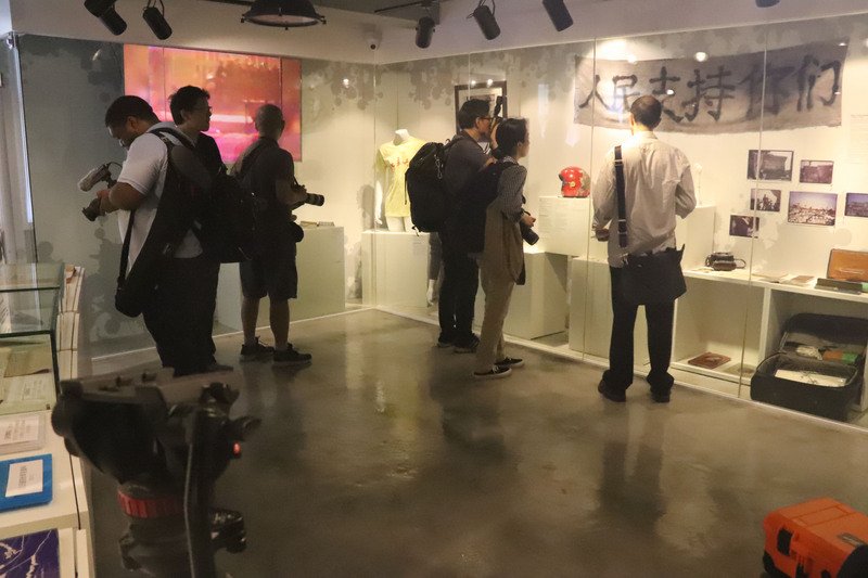 香港六四紀念館黑影幢幢 潑糞滋擾不斷