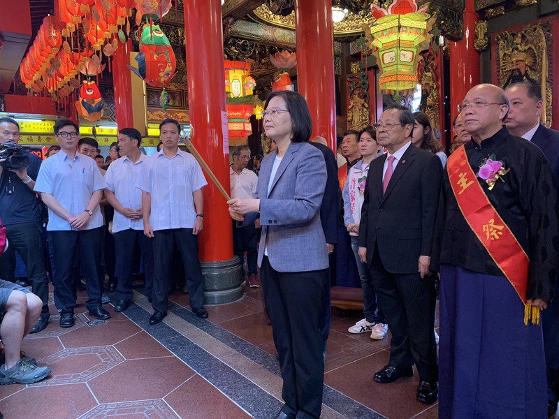 媽祖生辰 蔡總統：跟隨媽祖精神守護國家