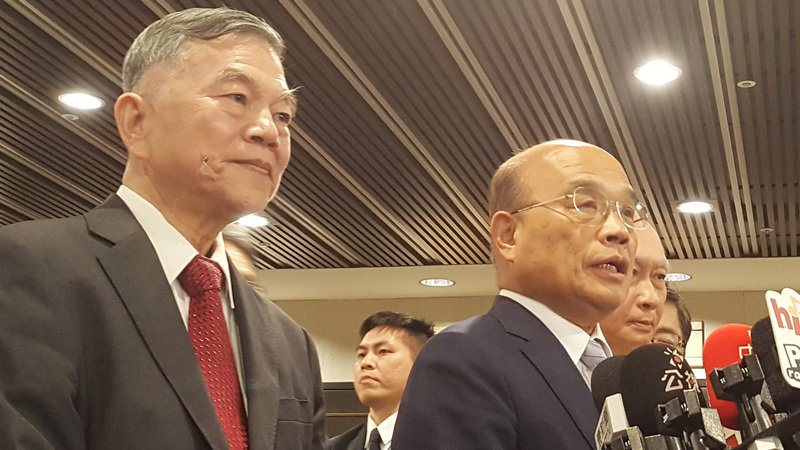郭台銘批兩岸政策提不出具體做法 蘇揆以經濟成績回應