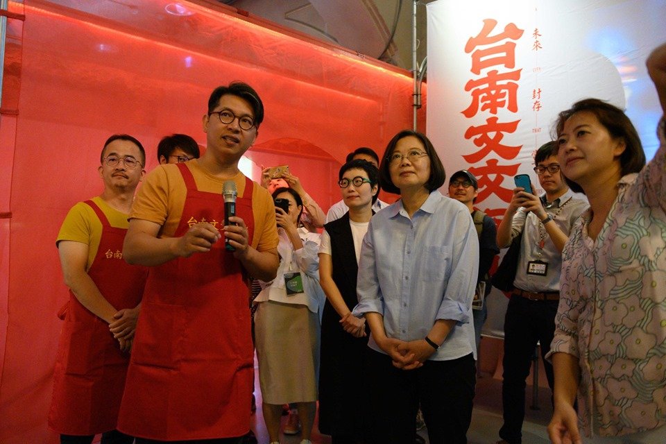 參觀文博會 蔡總統：我是最重視文化設計的總統