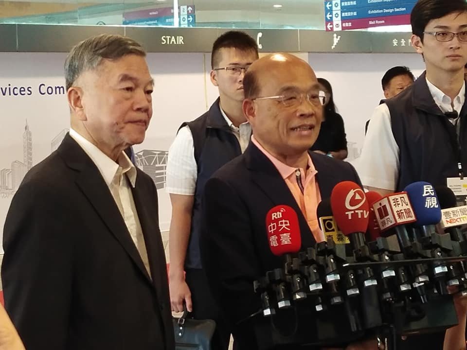 韓國瑜拋自經區 蘇揆：應對台灣有信心