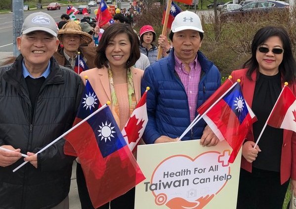 加拿大多倫多僑界健走 挺台參與WHA