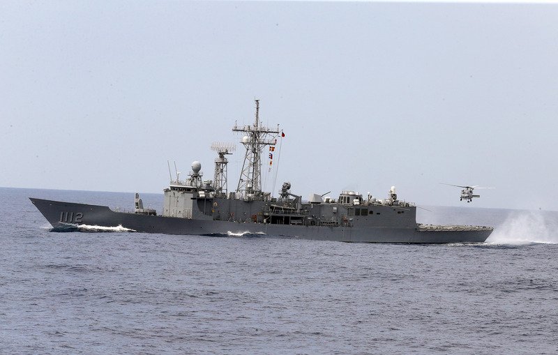 銘傳艦士兵落海自行上岸  海軍：正調查原因