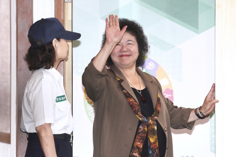 綠初選民調前夕 陳菊再表態挺蔡總統連任