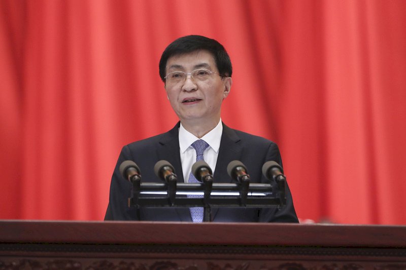 中共二十大／王滬寧擬分管對台  須關注兩制台灣方案是否強化
