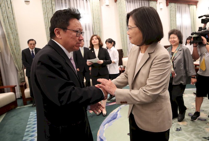 接見海外民運人士 總統：盼中國走上民主、人權道路