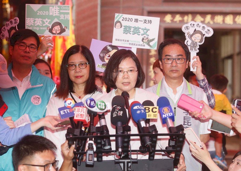 賴指唯自己能擊敗韓國瑜 蔡總統：政治語言不盡精準