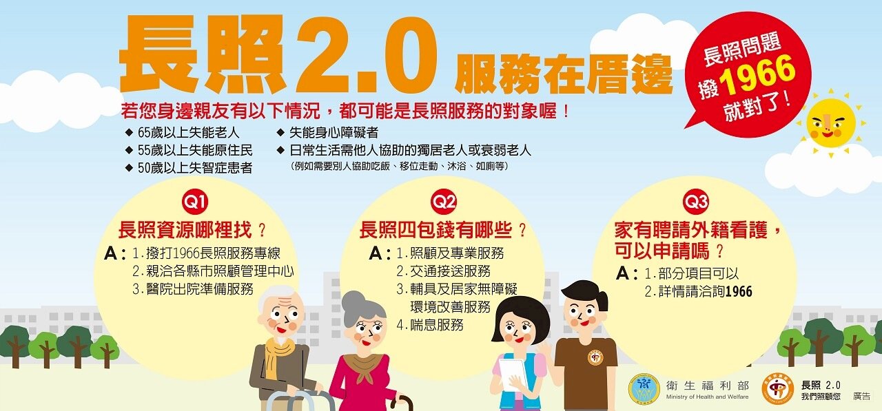 長照2.0服務涵蓋率近55% 近9成住宿型長照者獲補助