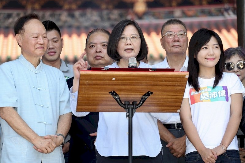 港客謝挺反送中 蔡總統：台必撐住民主自由