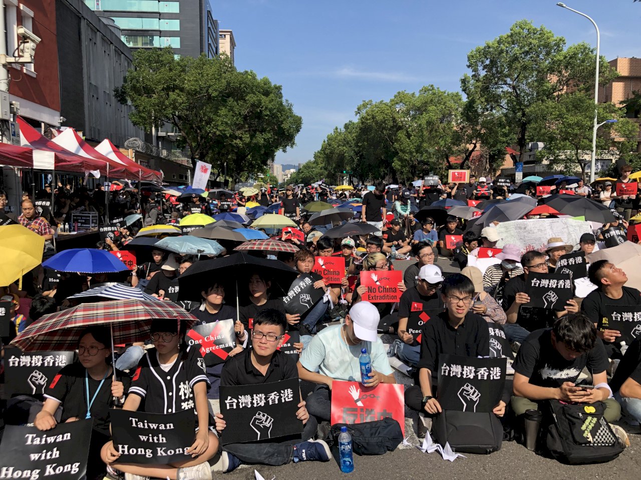 聲援香港反送中 台灣民團要總統參選人表態