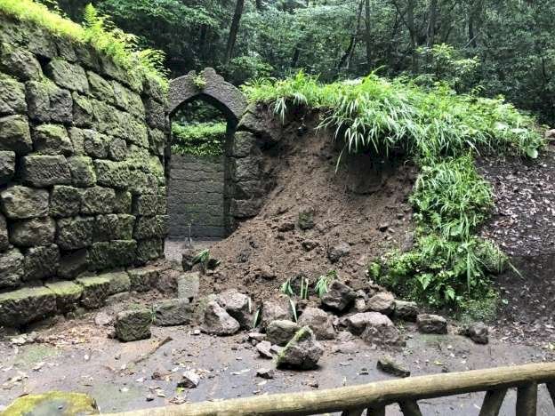 九州豪雨 世界遺產寺山炭窯遺跡遭土埋