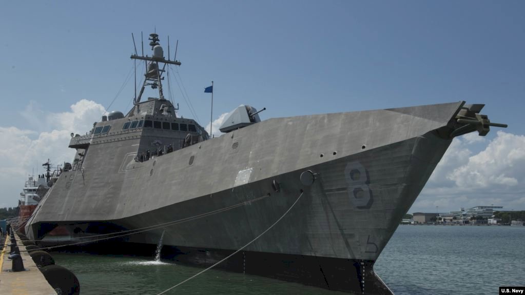 時隔1年半！美軍近岸作戰艦再駐新加坡