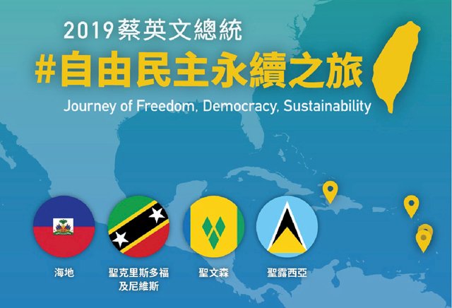 今率團出訪 總統：視察與友邦合作成果
