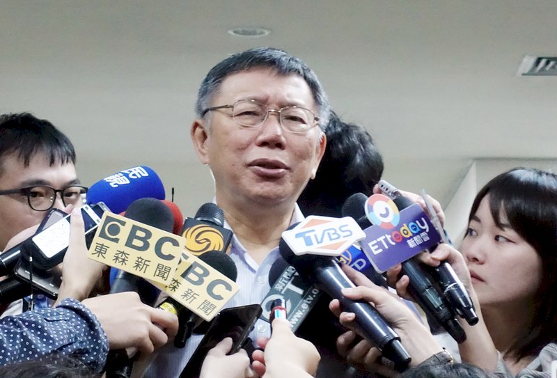傳時力祭黨紀切割 柯文哲：一個人不代表全部意見