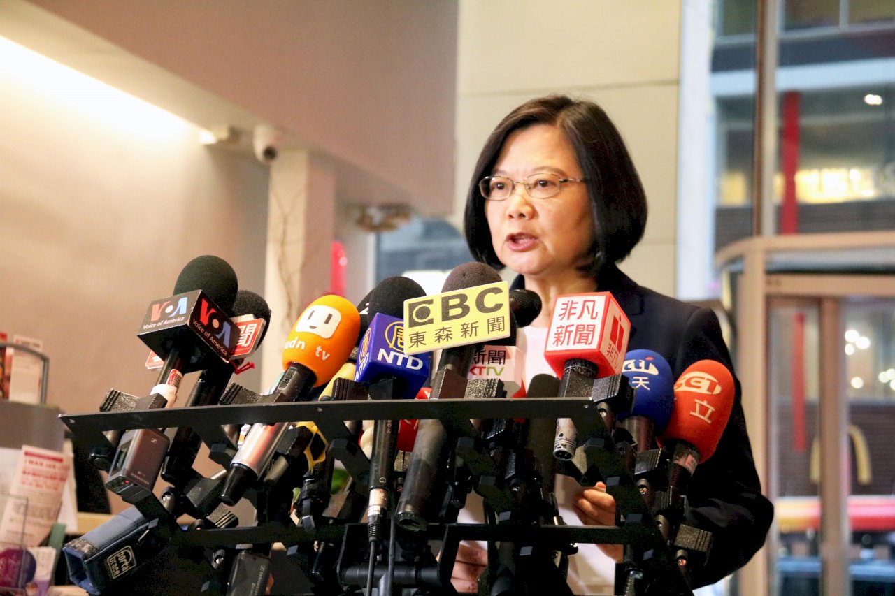 23網站轉貼國台辦文 蔡總統：典型代理人散播假新聞