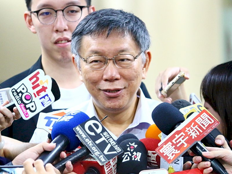 暗諷韓國瑜品德難改？ 柯文哲：別對號入座
