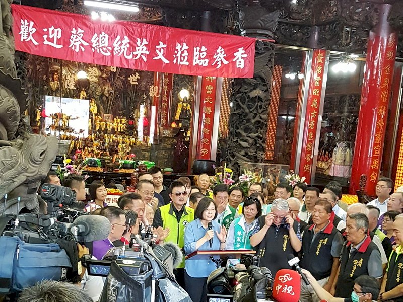 總統：有我在 台灣主權守得住
