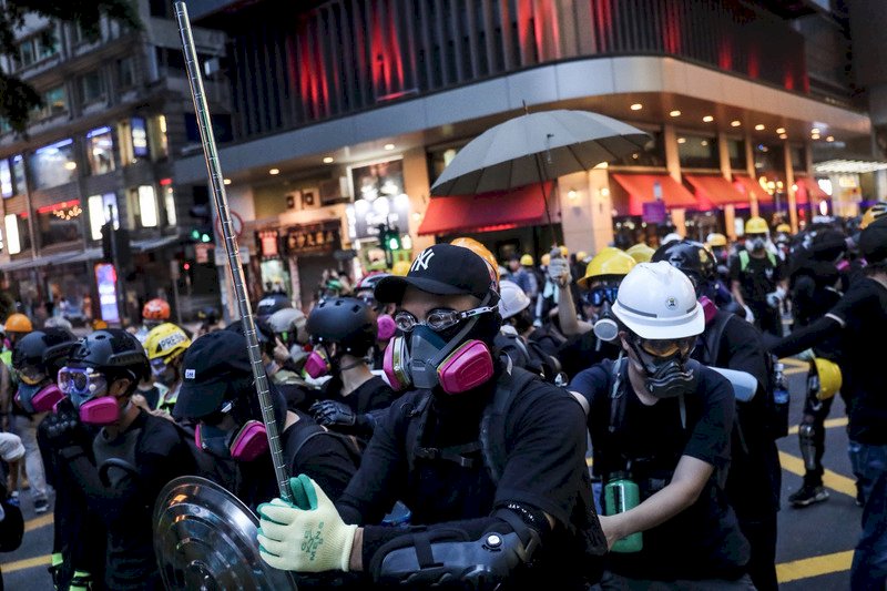 反送中越演越烈  國民黨籲港府及民眾雙方克制