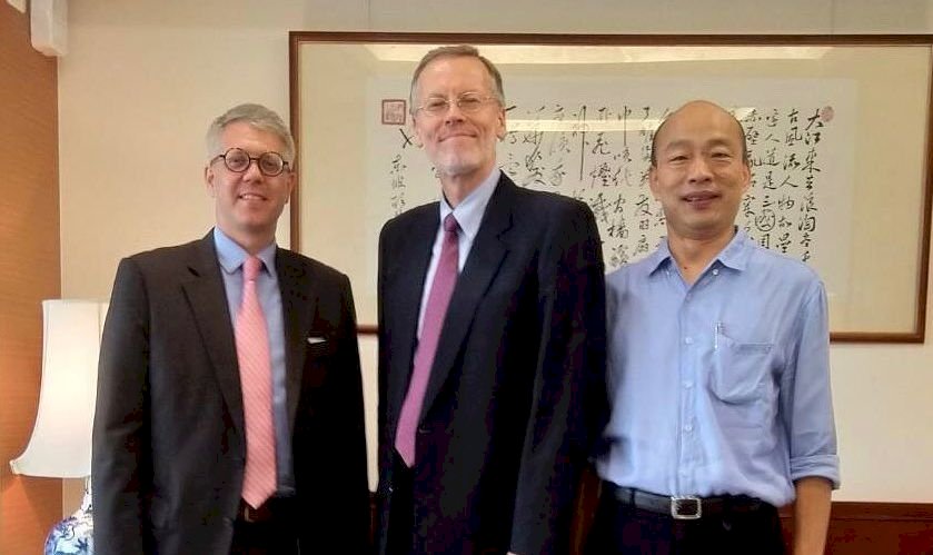 韓競總：AIT處長酈英傑歡迎韓國瑜訪美