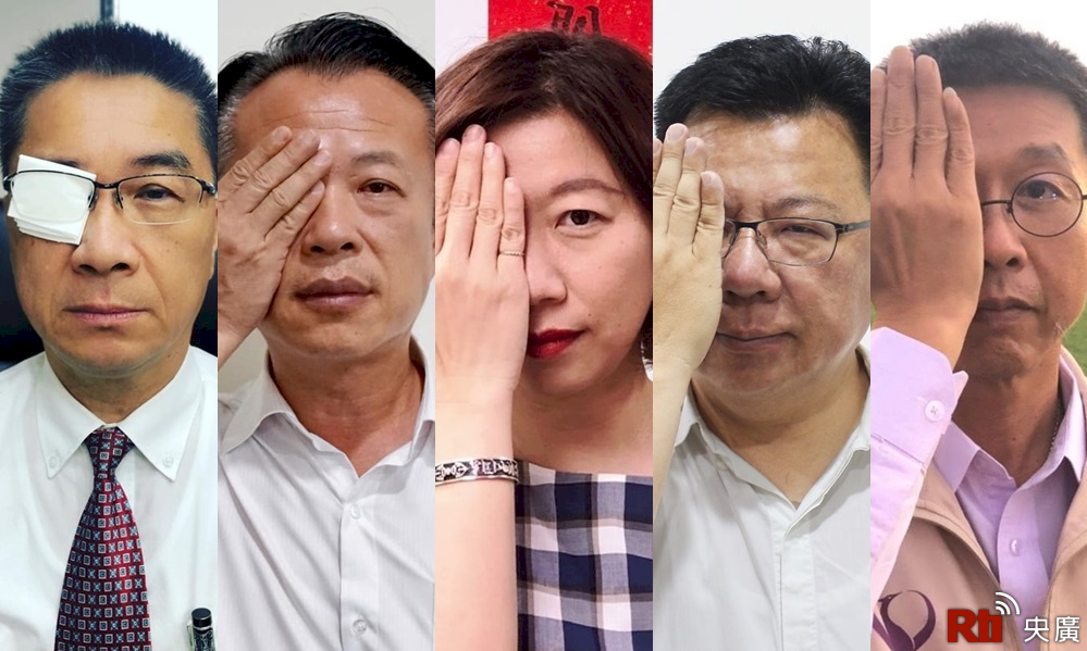 聲援香港 徐國勇翁章梁臉書發遮右眼照片