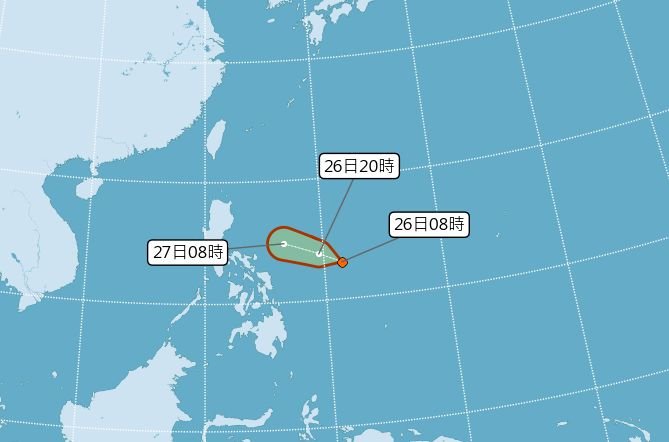 颱風楊柳最快27日形成  預估對台無直接影響
