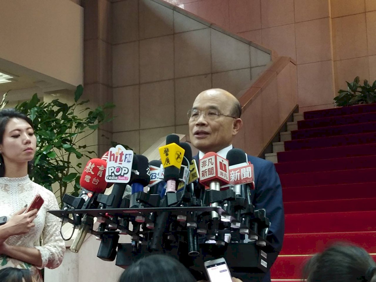 蘇貞昌：緊盯美中貿易情勢 絕不掉以輕心