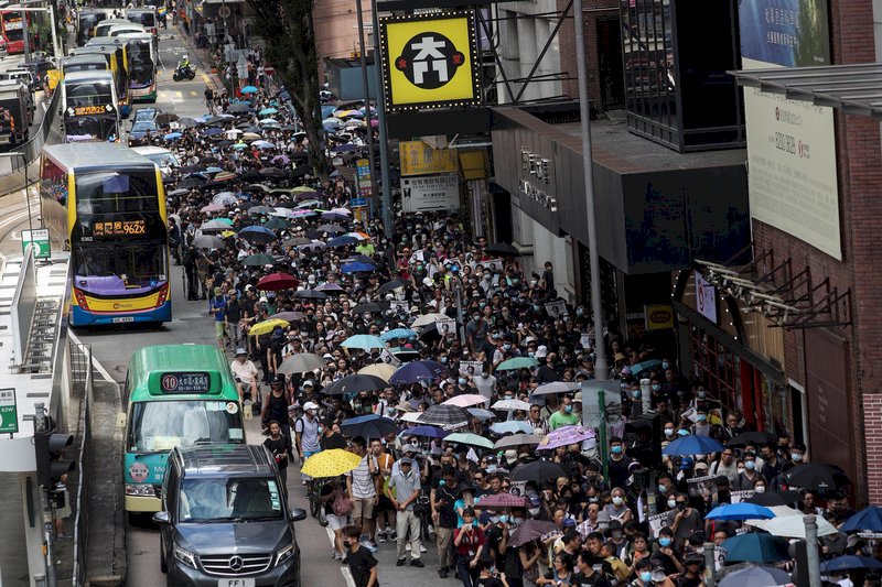 路透：港人對民主示威活動支持度降低