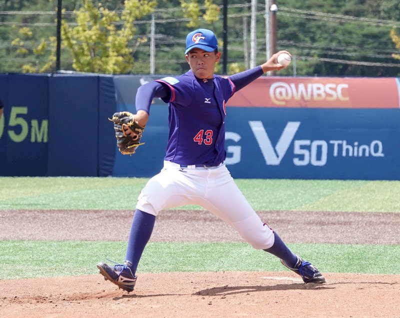 U18世界盃林子崴6局好投 中華預賽不敵美國