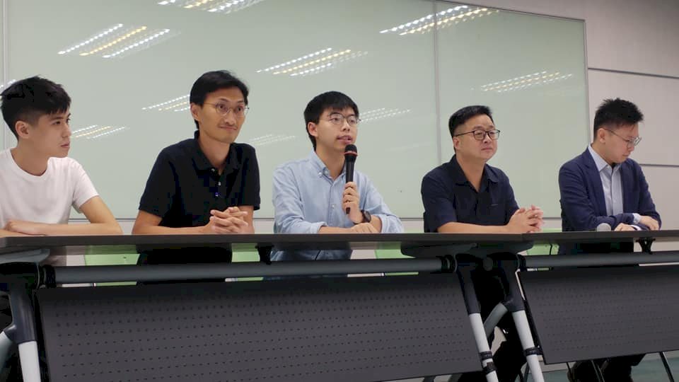 黃之鋒盼台灣撐香港 民進黨：支持民間自發性活動