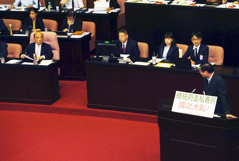 明年度總預算收支平衡 蘇揆：政府嚴守財政紀律