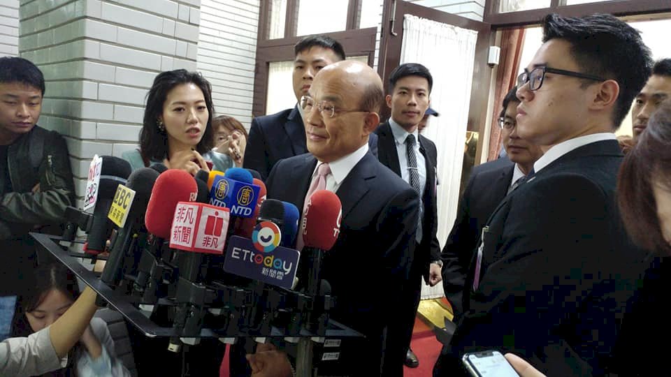 總統專機超買菸品案 蘇揆：交由司法機關判斷